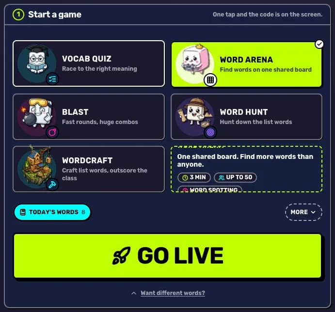 Välj spel