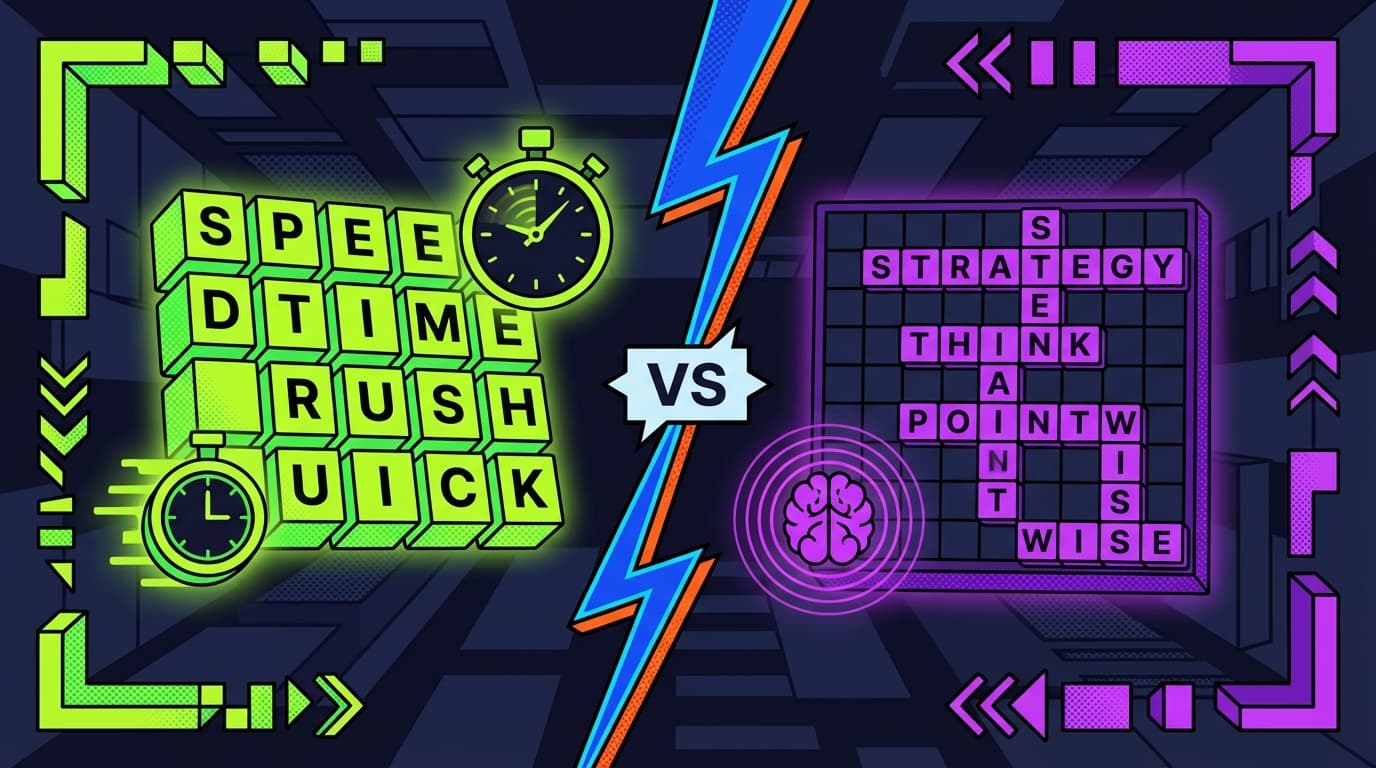Boggle vs Scrabble: Speed Demon or Strategic Mastermind?