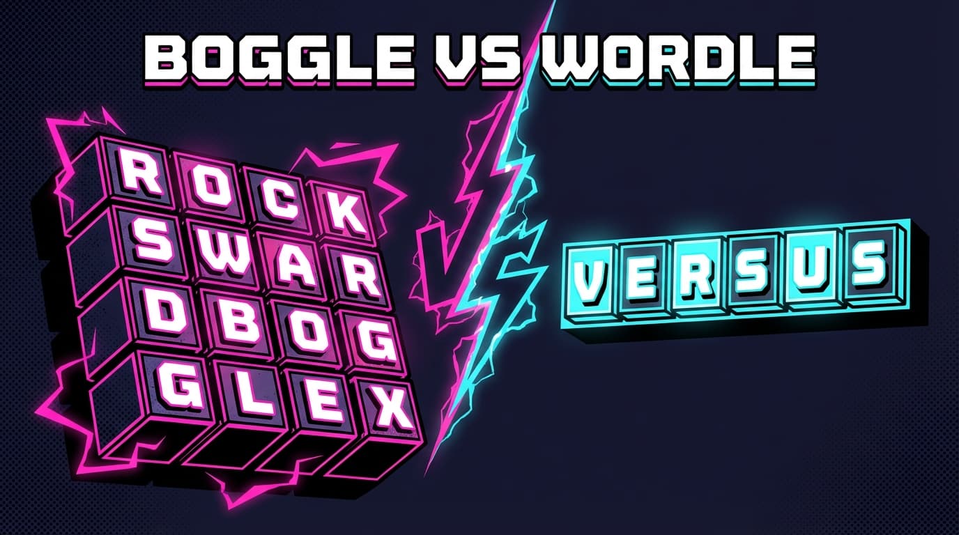 Boggle vs Wordle: One Grid, Two Completely Different Brain Workouts