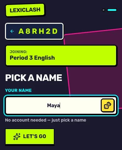 Students pick a name